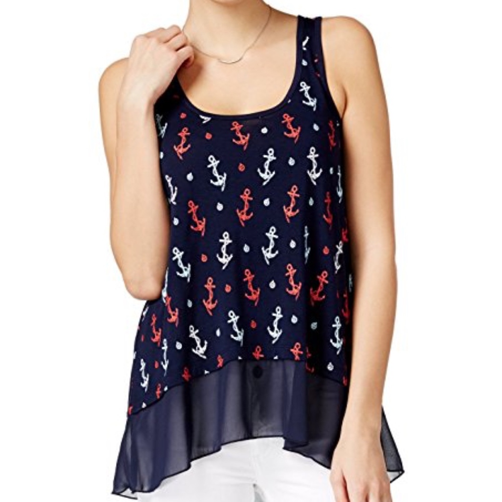 Maison Jules anchor tank top - size Small NWT